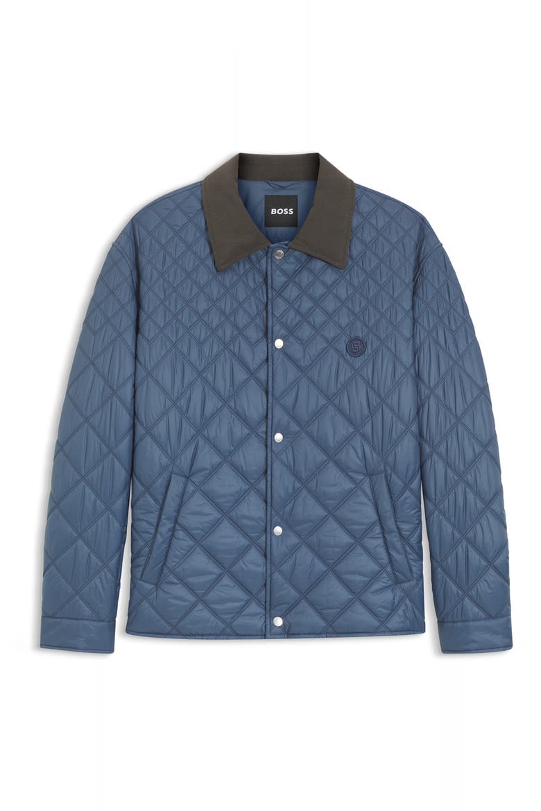 Cosmix Quilted Jacket, Alternate, color, OPEN BLUE