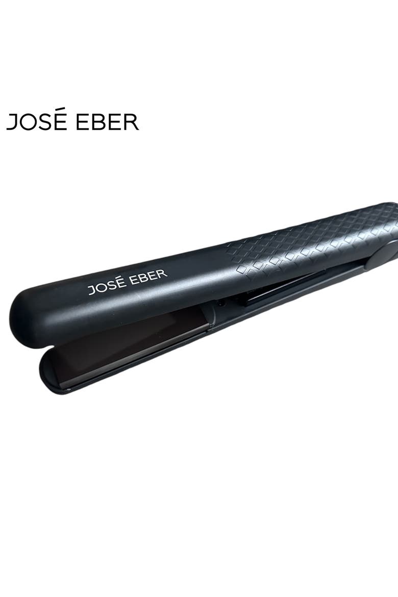 100% Pure Ceramic Flat Iron Black, 1.25" Plates, Alternate, color, Black