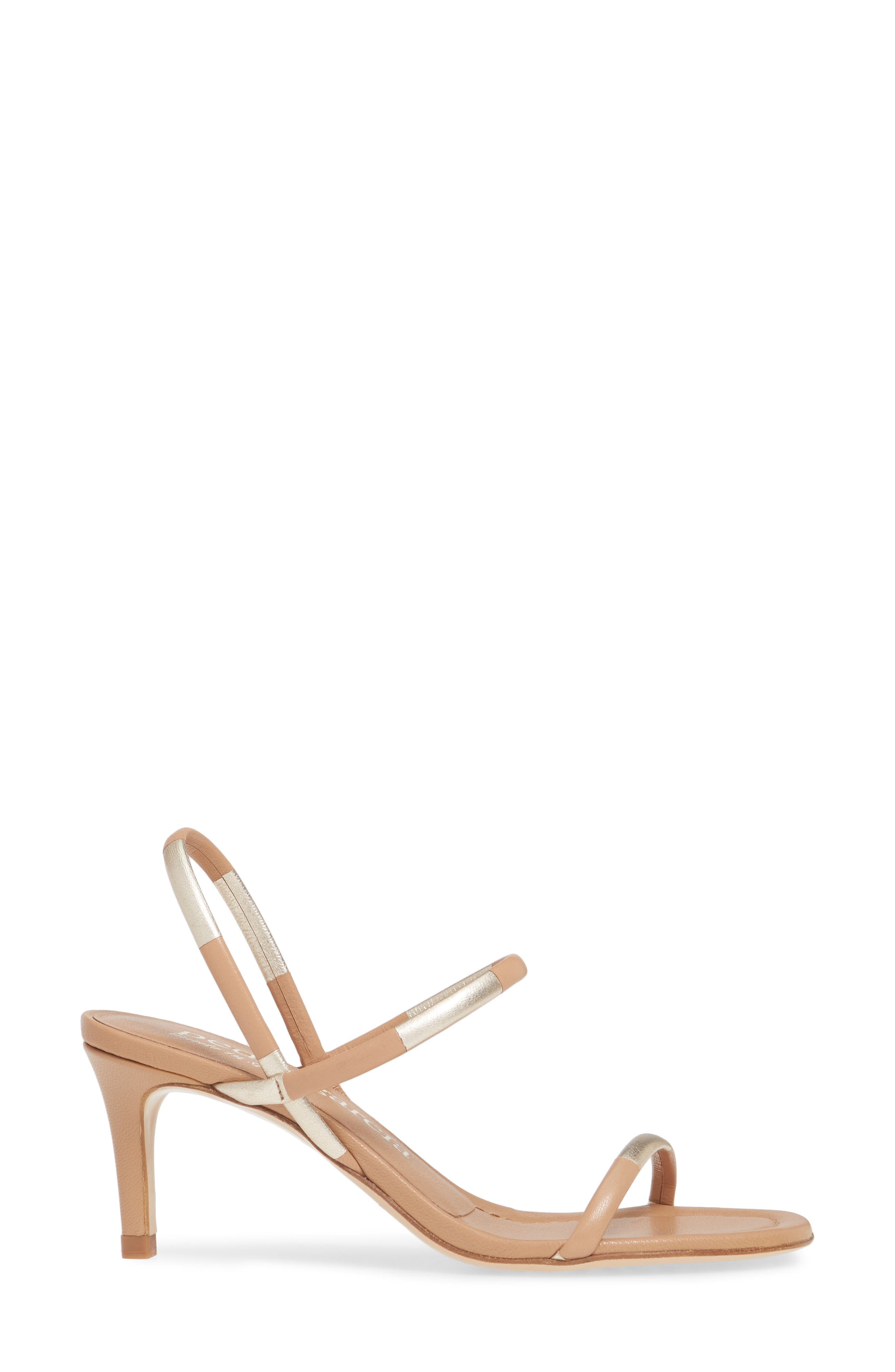 Xalina Strappy Sandal, Alternate, color, ALMOND
