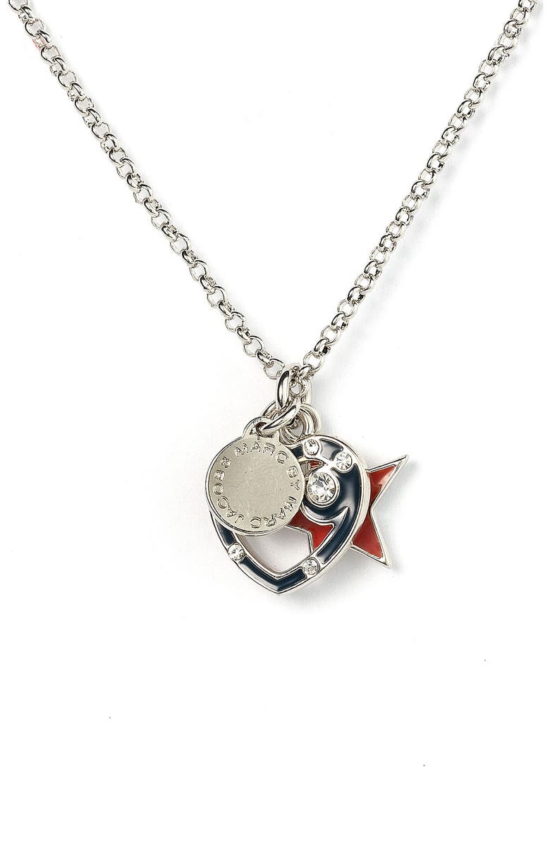 MARC BY MARC JACOBS 'Miss Nautical' Icon Pendant Necklace, Main, color, 