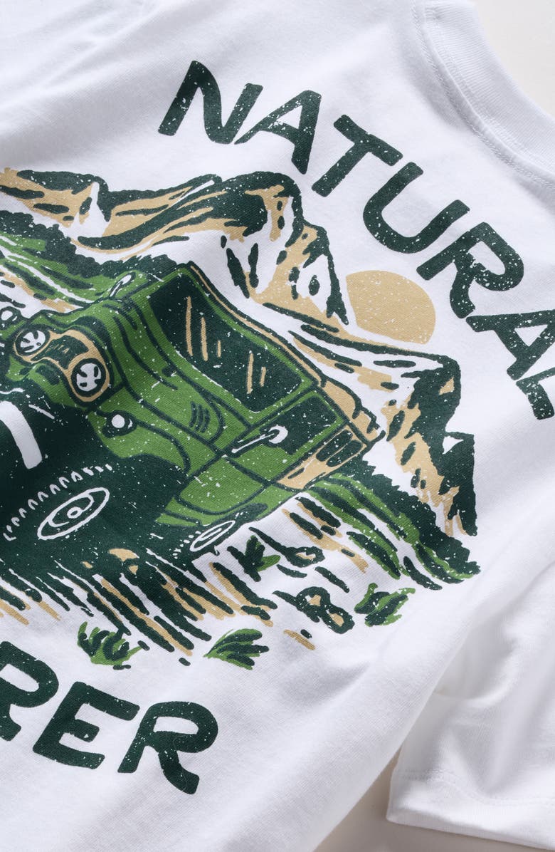 Treasure & Bond Kids' Loose Fit Cotton Graphic T-Shirt, Alternate, color, White Toyota