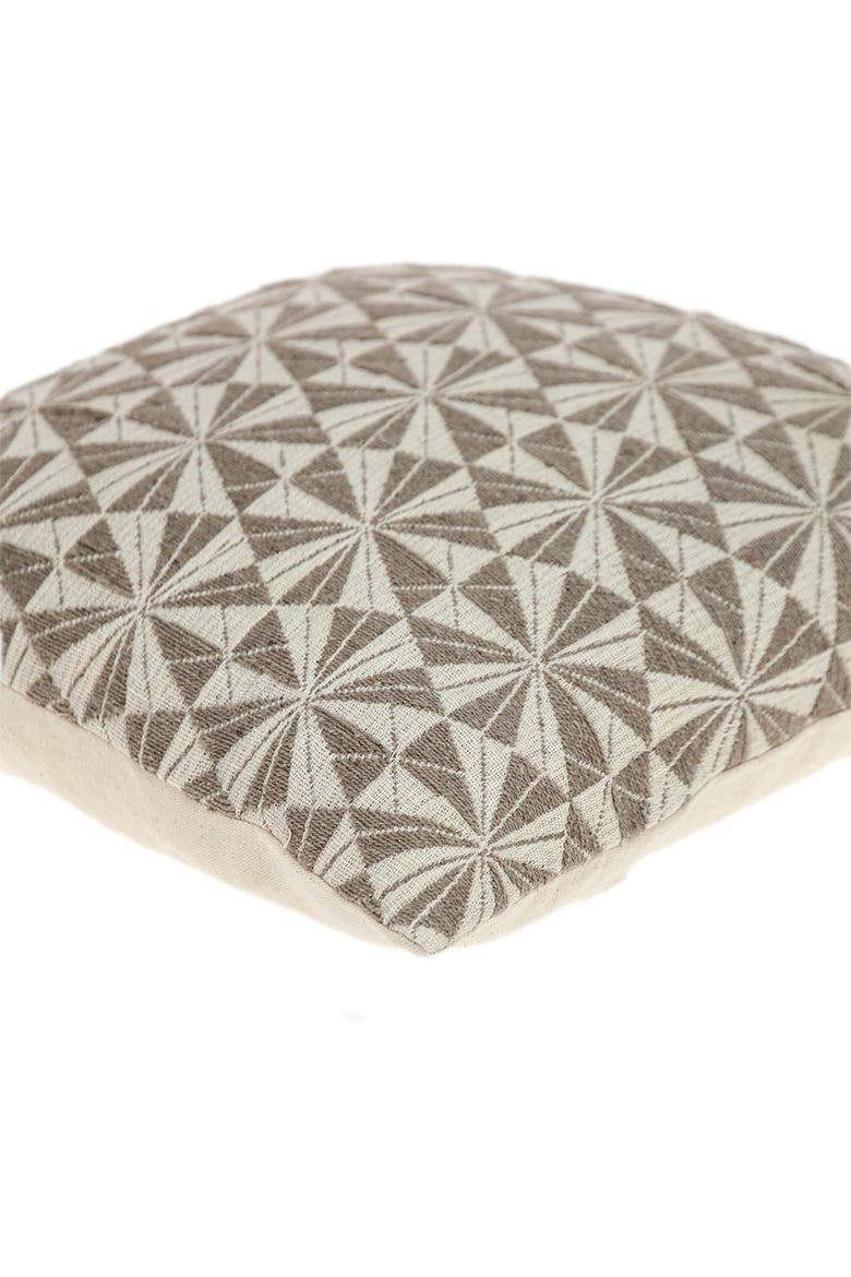 Dorri Transitional Beige Throw Pillow, Alternate, color, BEIGE
