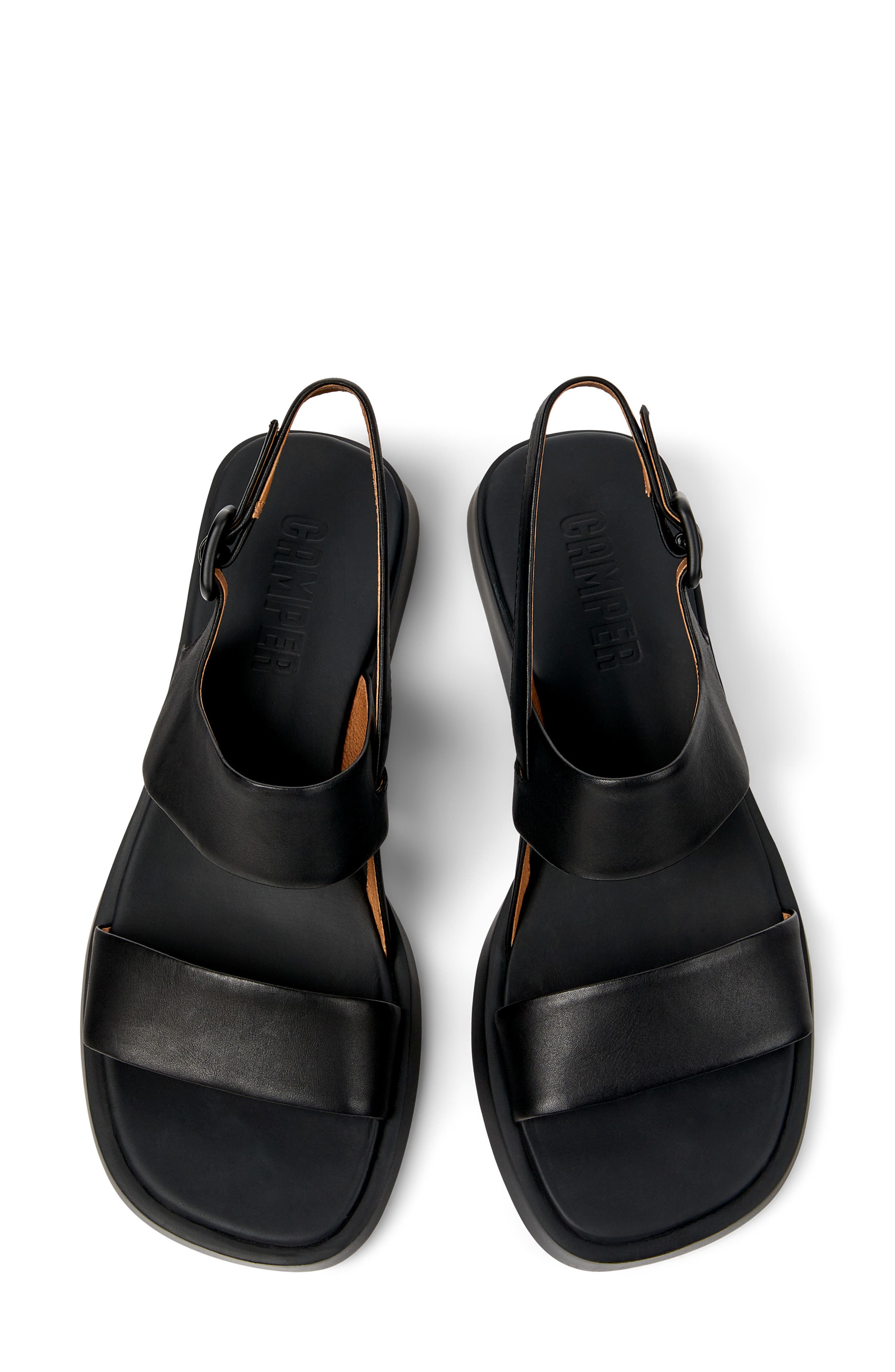 Camper Dana Sandal, Alternate, color, Black