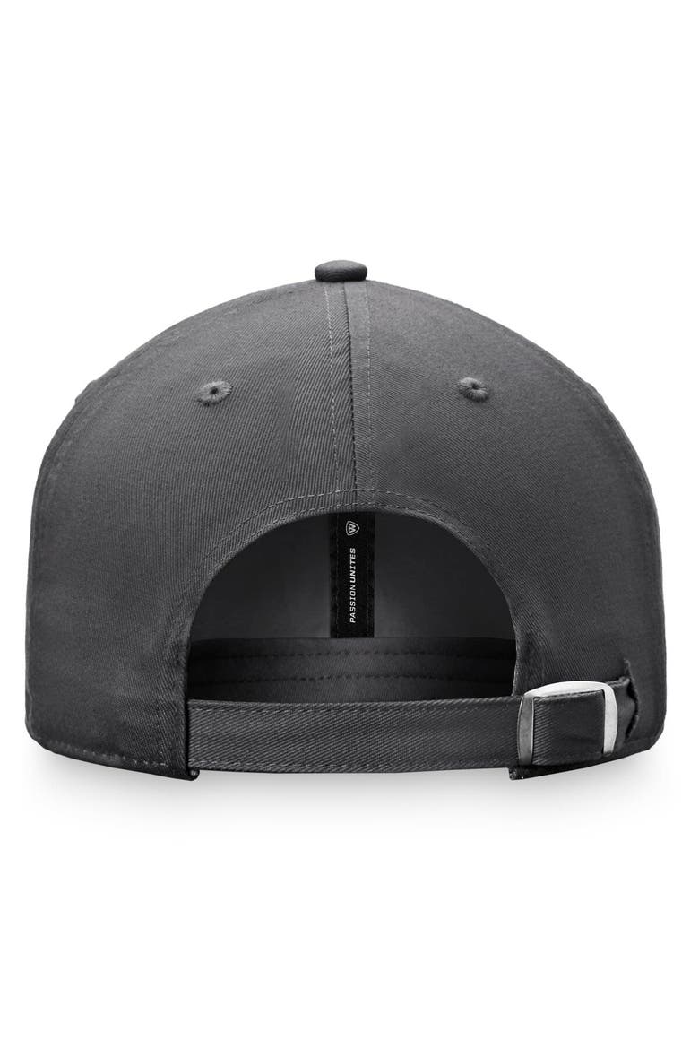 Men's Top of the World Charcoal Florida Atlantic Owls Slice Adjustable Hat, Alternate, color, Charcoal