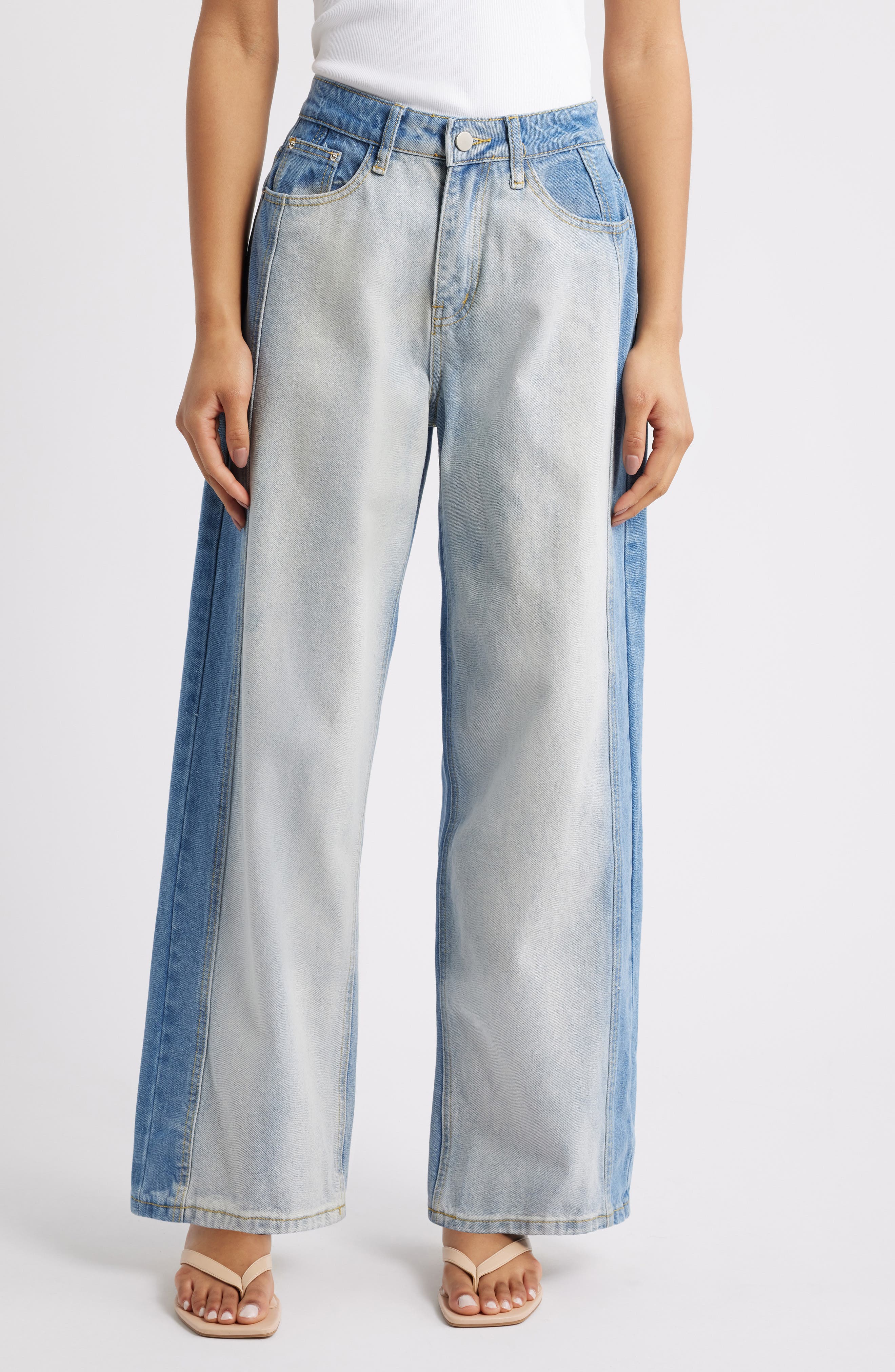 Petal & Pup Yuri High Waist Wide Leg Jeans