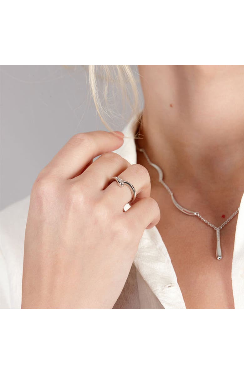 Lucy Quartermaine Skinny Drip Ring, Alternate, color, Sterling Silver