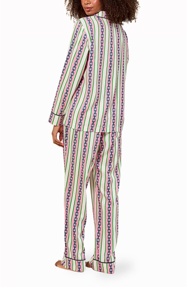 Katie Kime Chain Stripe Pant Set, Alternate, color,