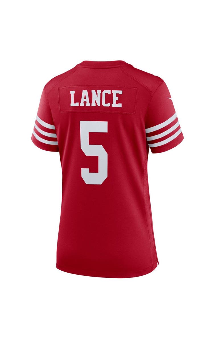 Nike Women's Nike Trey Lance Scarlet San Francisco 49ers Player Jersey, Alternate, color, 