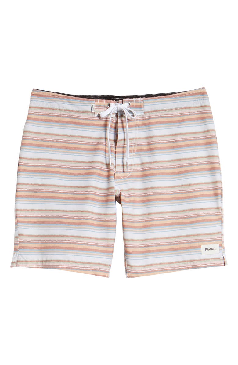 Rhythm Tuscan Stripe Swim Trunks, Alternate, color, 