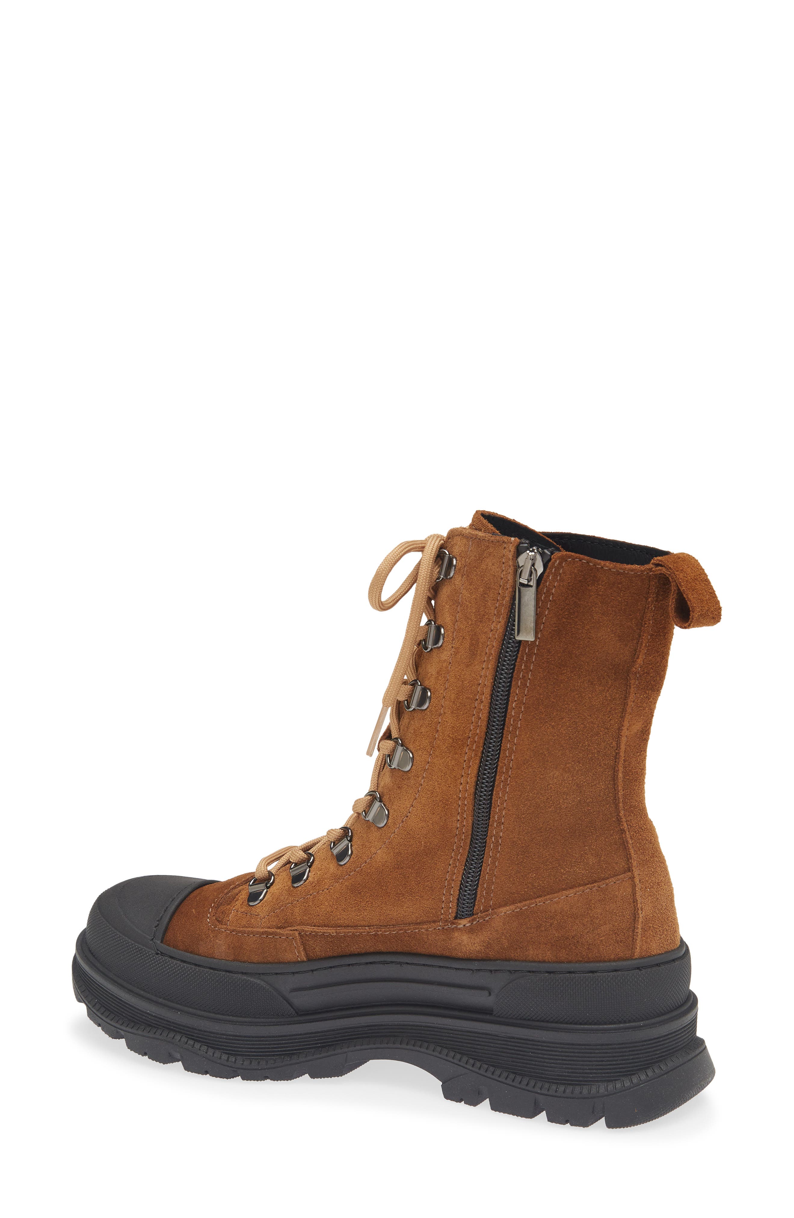Stellan Water Repellent Combat Boot, Alternate, color, MIELE SUEDE