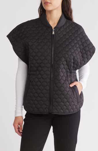Quilted Capelet Jacket