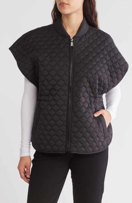 Quilted Capelet Jacket