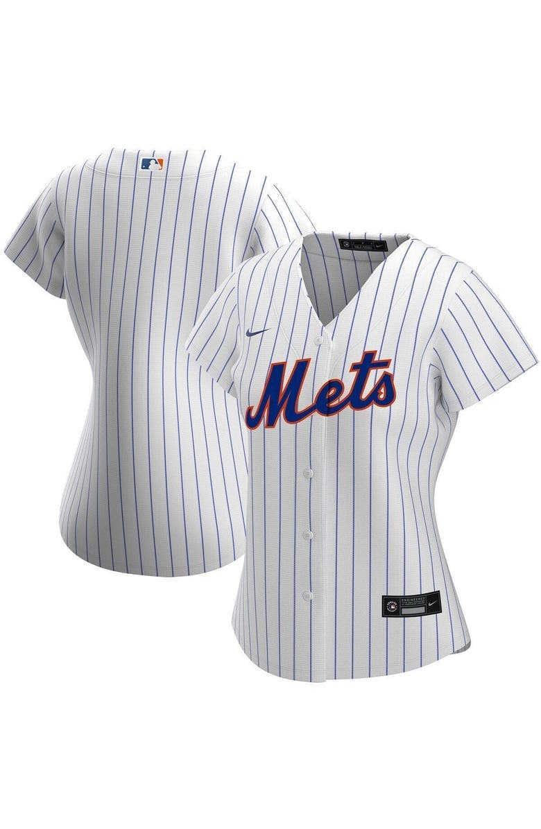 Nike Women's Nike White New York Mets Home Replica Team Jersey, Alternate, color, 