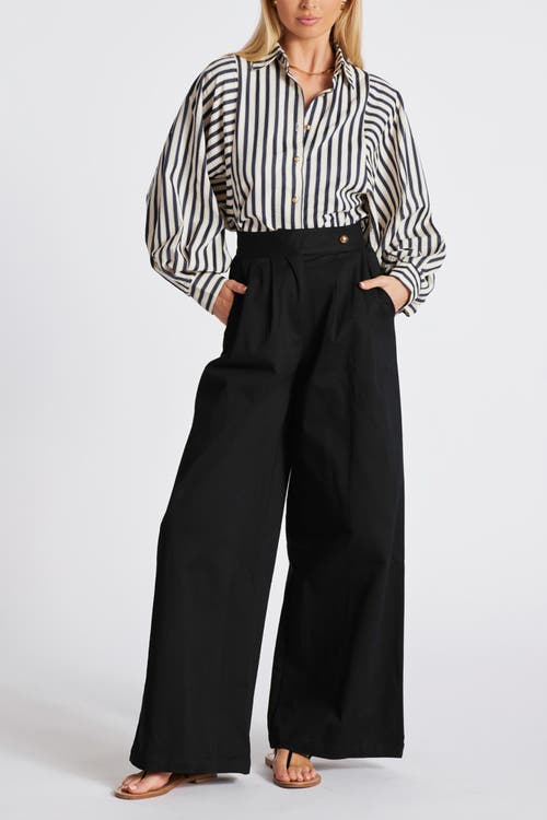 Bishop + Young Alessandro Wide Leg Pant In White