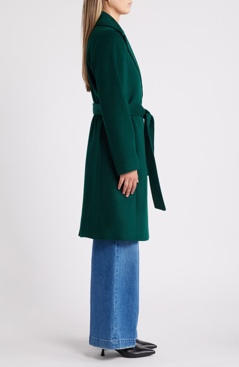 MICHAEL Michael Kors Wool Blend Wrap Coat, Alternate, color, 