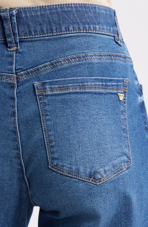 Wit & Wisdom Sam High Waist Wide Leg Jeans In Blue