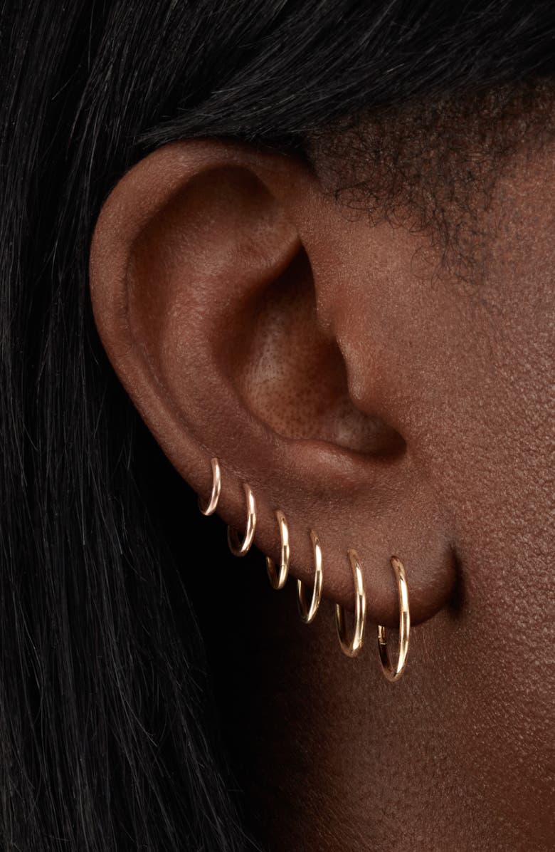 MARIA TASH Plain Clicker Hoop, Alternate, color, 