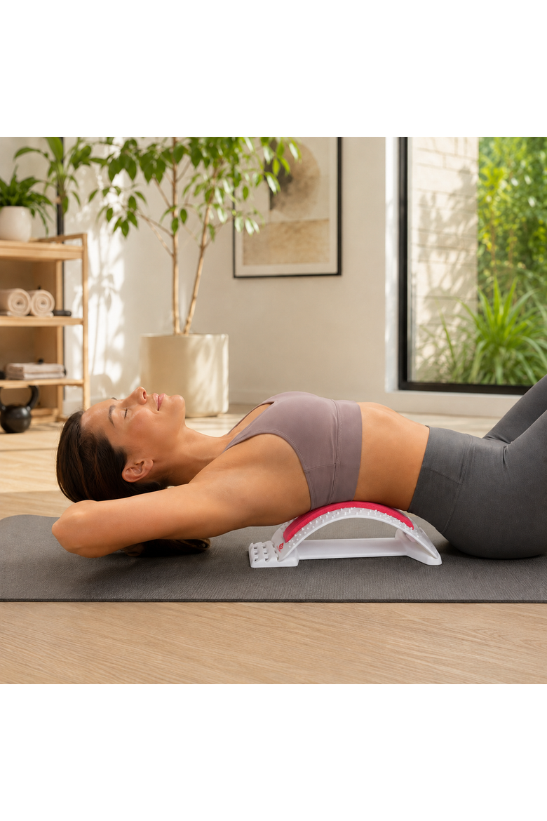 Back Stretching Device, Alternate, color, White