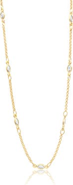 SHYMI Marquis By The Yard Station Necklace