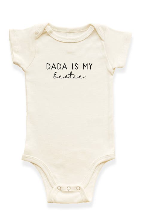 Dada is my Bestie Organic Baby Bodysuit