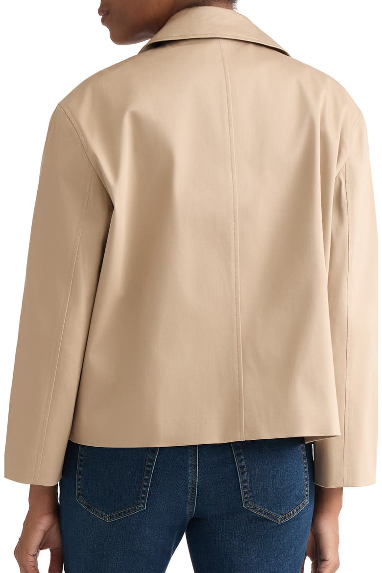 Patch Pocket Cotton Blend Jacket, Alternate, color, JONES KHAKI
