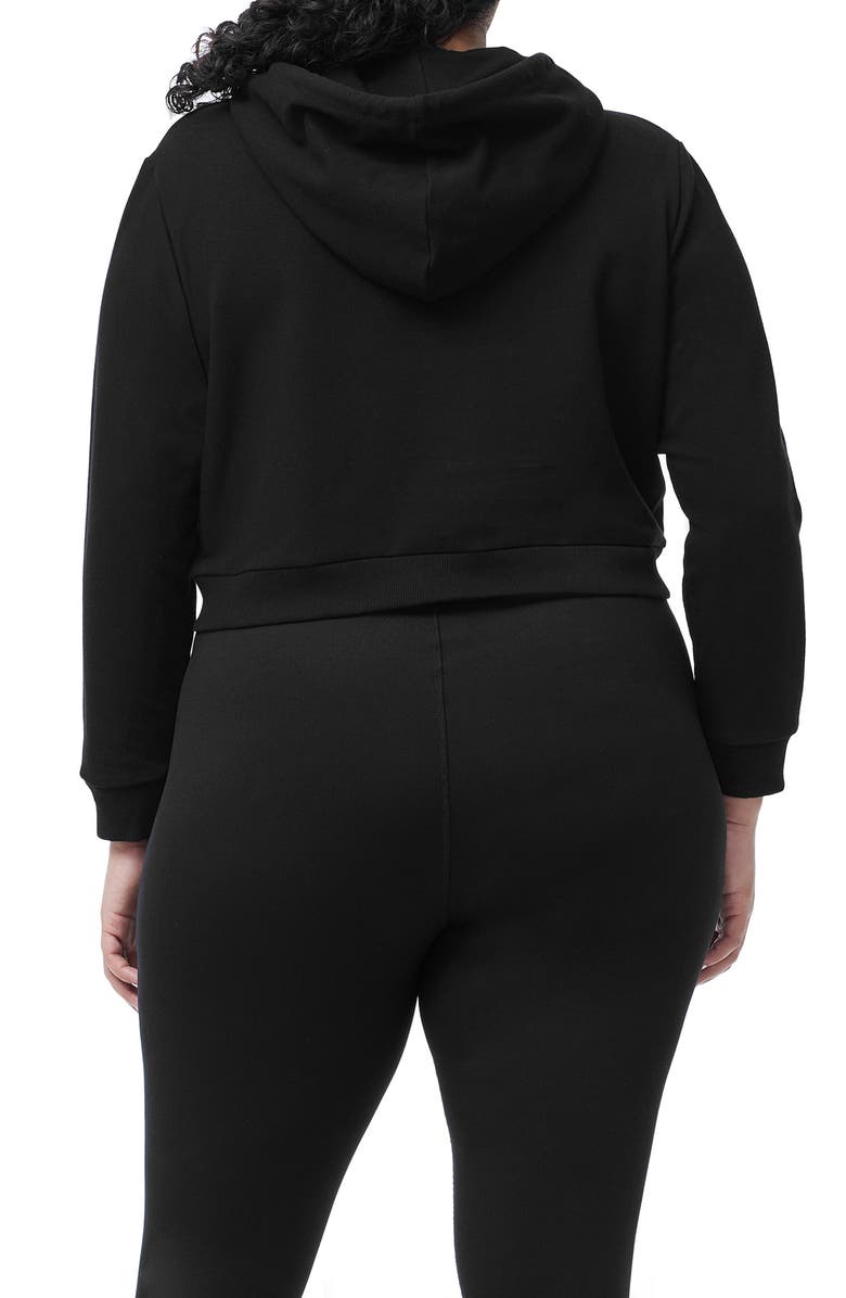 Good American Crop Hoodie, Alternate, color,