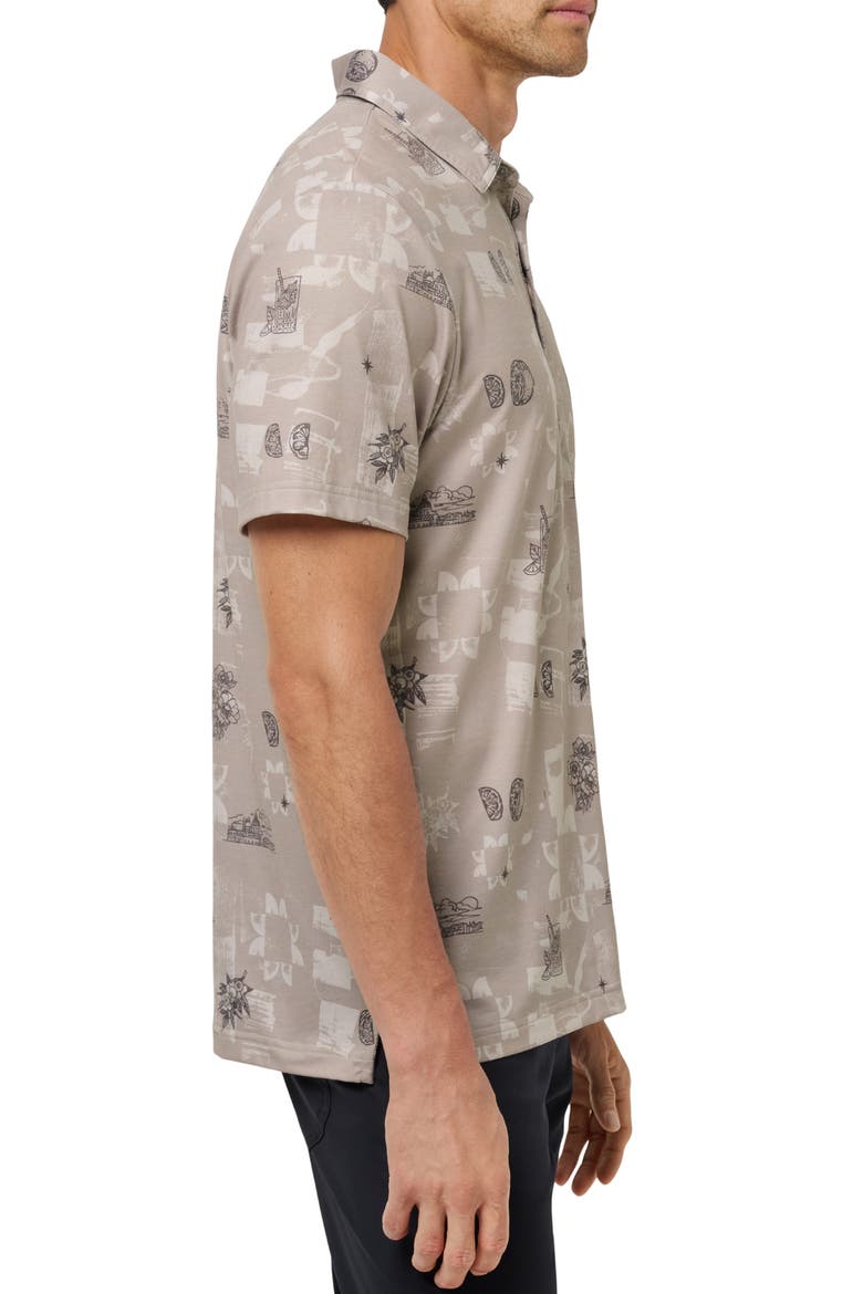 Featherweight Spritz Piqué Polo, Alternate, color, ISLAND FOSSIL