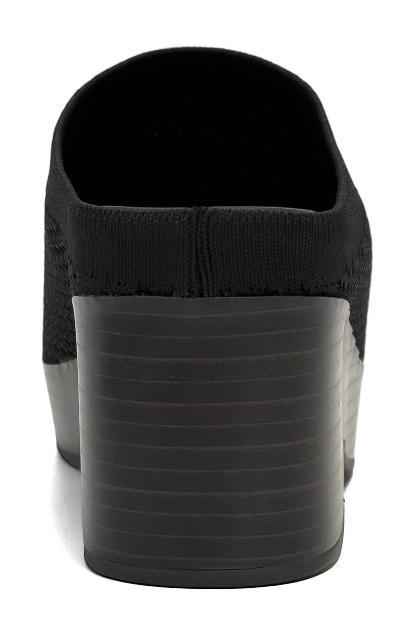 Aerosoles Colombo Mesh Platform Clog, Alternate, color, Black Open Knit