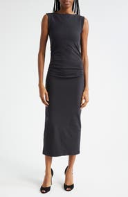 Veronica Beard Charissa Sleeveless Stretch Cotton Midi Dress