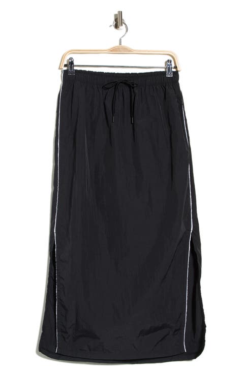 Breakaway Crinkled Maxi Skirt