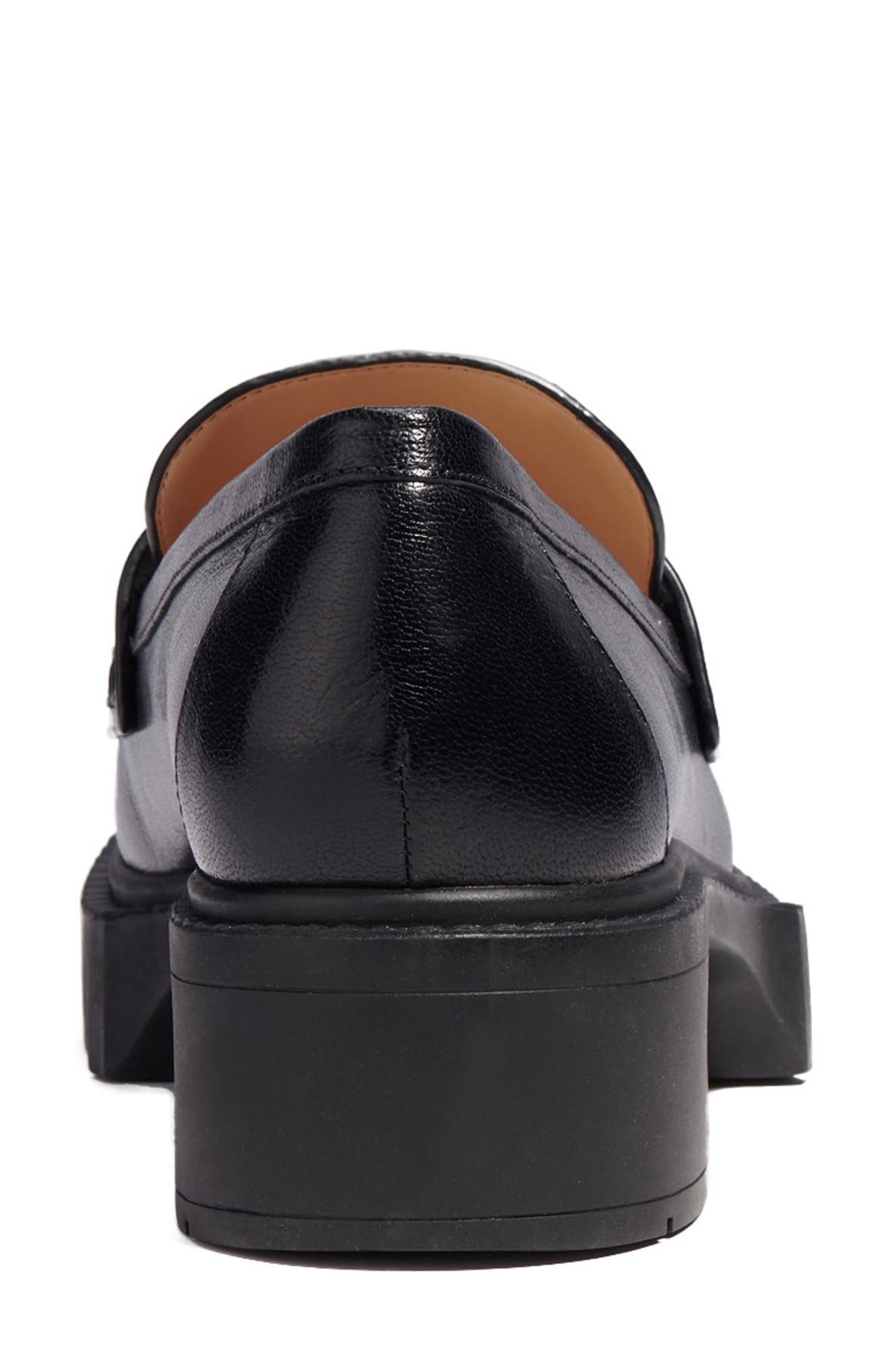 COACH Leah Platform Loafer, Alternate, color, Black