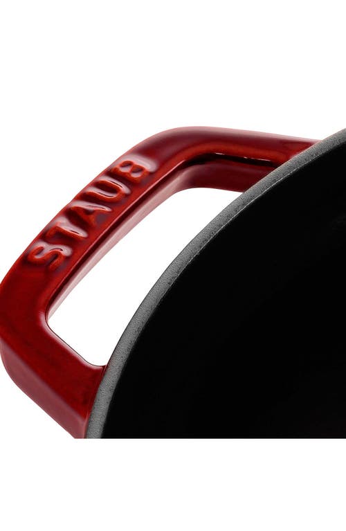 Staub 2.75-quart Enameled Cast Iron Dutch Oven In Red