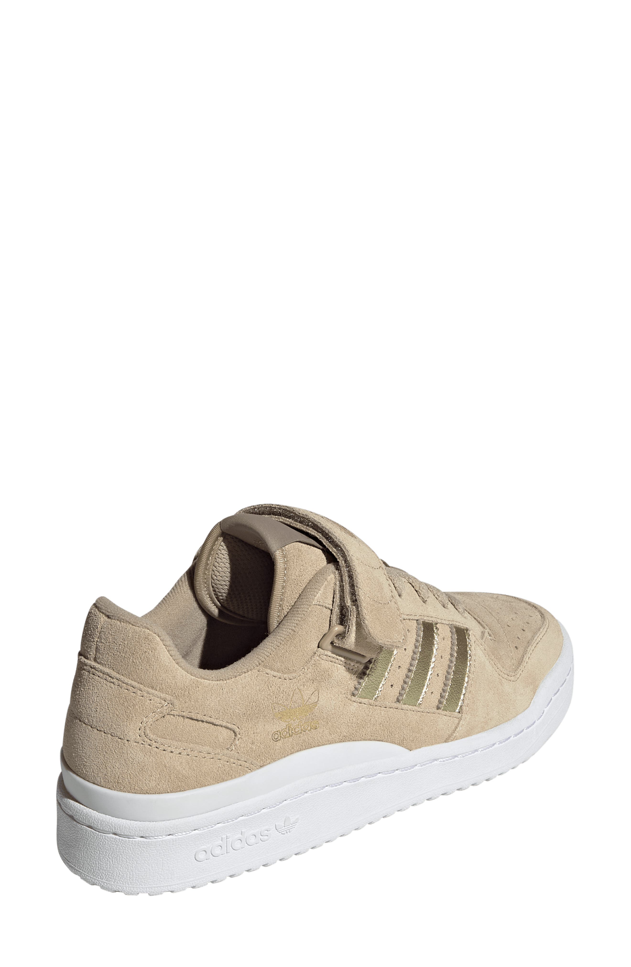 Forum Low Basketball Sneaker, Alternate, color, BEIGE TONE/ WHITE/ MATTE GOLD