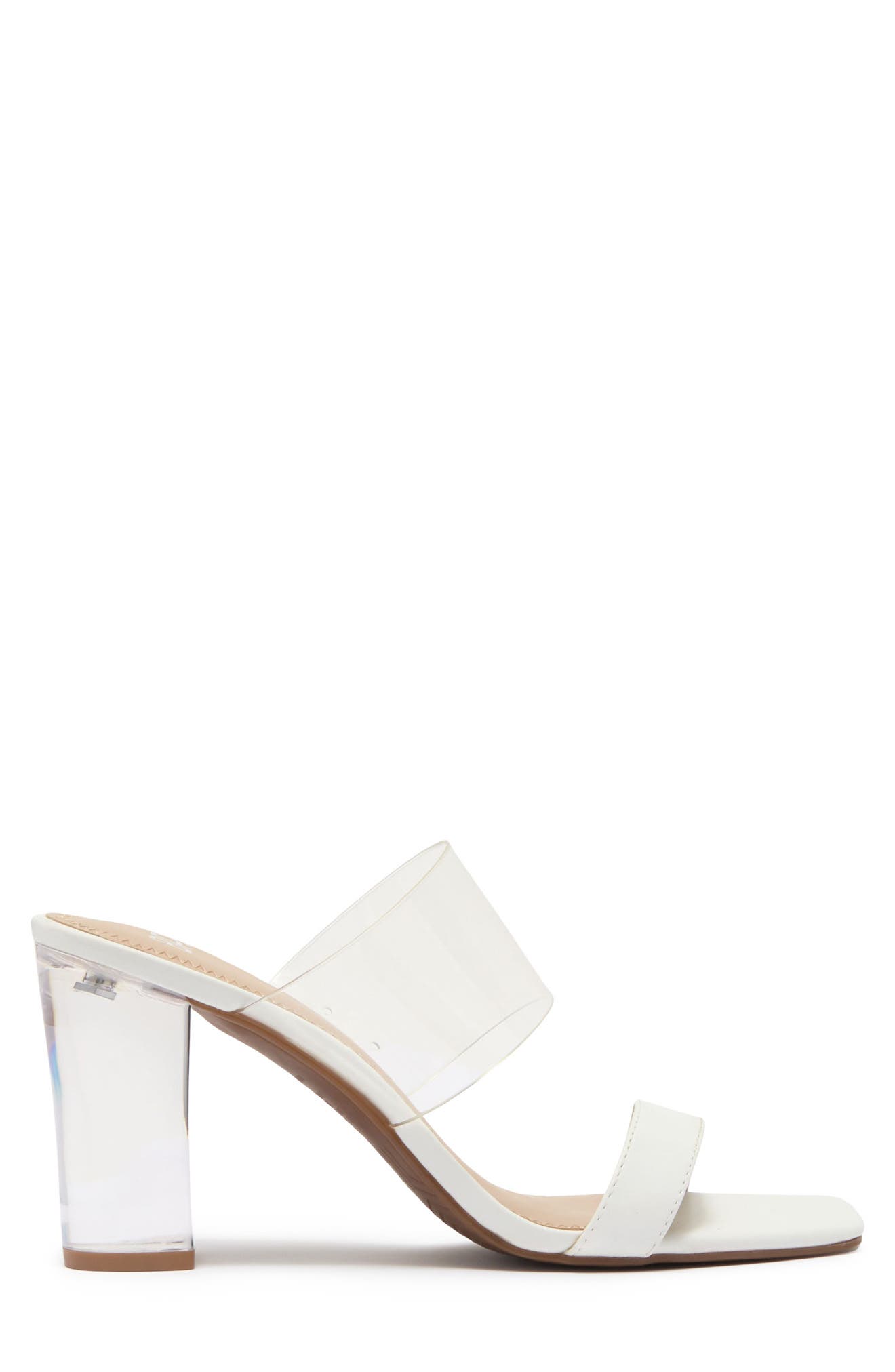 BP. Naomi Clear Block Heel Sandal, Alternate, color, 