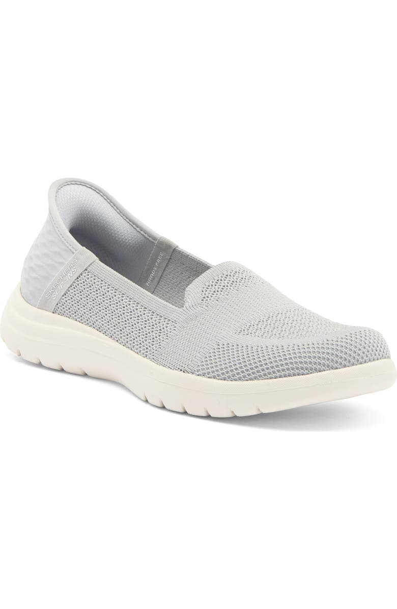 SKECHERS On the Go Flex Slip-On Sneaker, Main, color, Gray