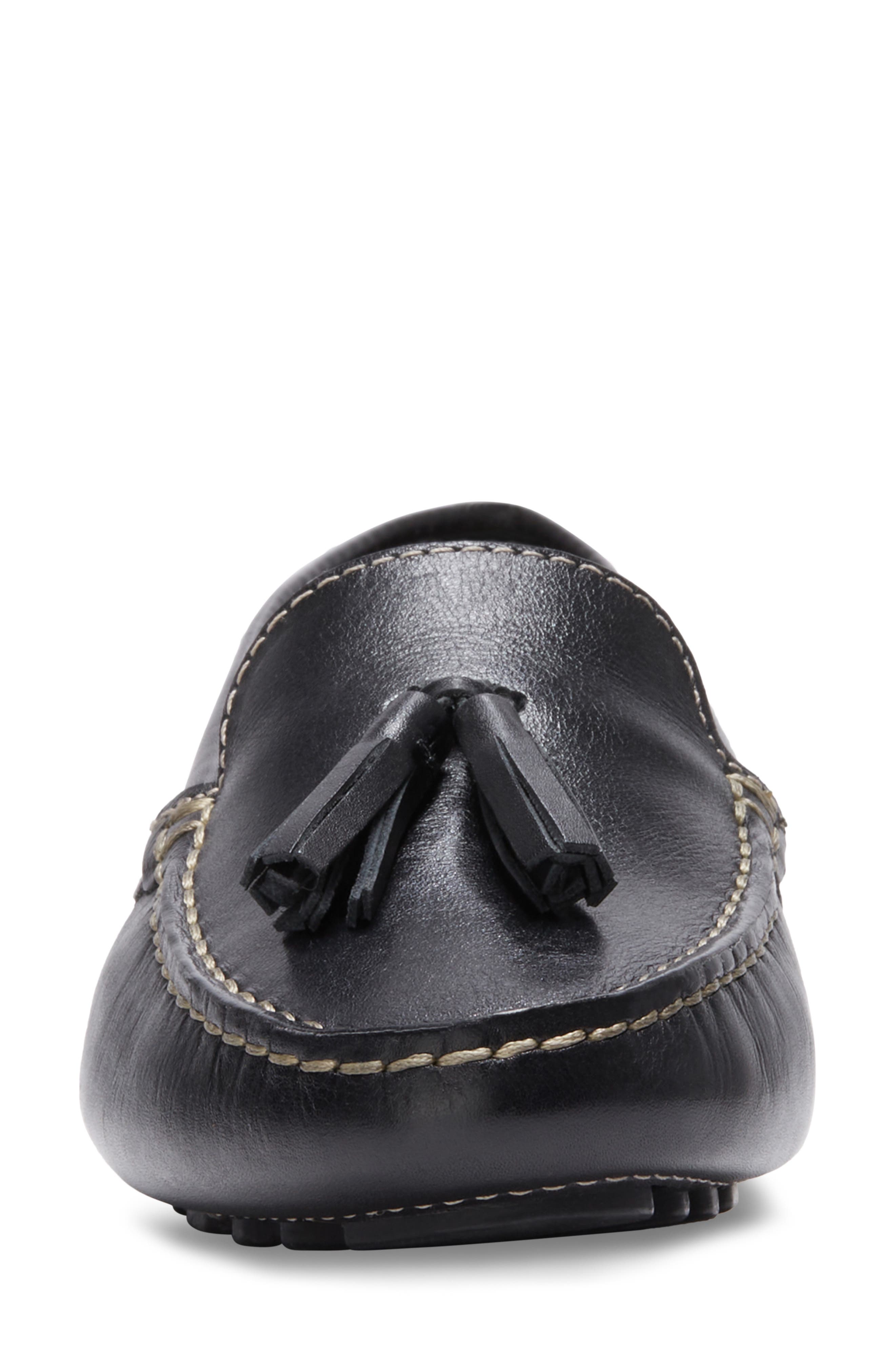 Eastland Tabitha Tassel Driving Loafer, Alternate, color, Black