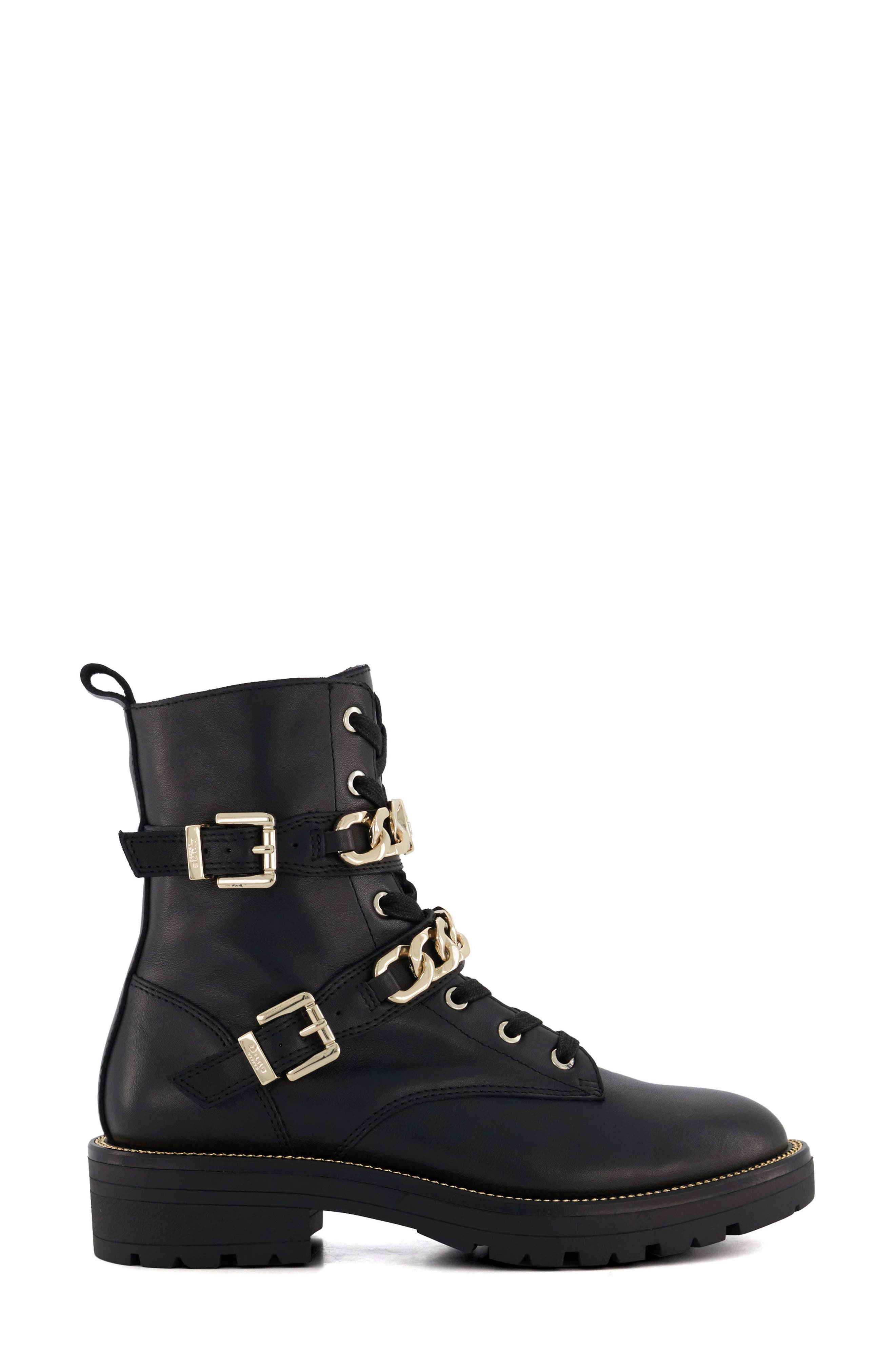 Dune London Plazas Combat Boot, Alternate, color, 