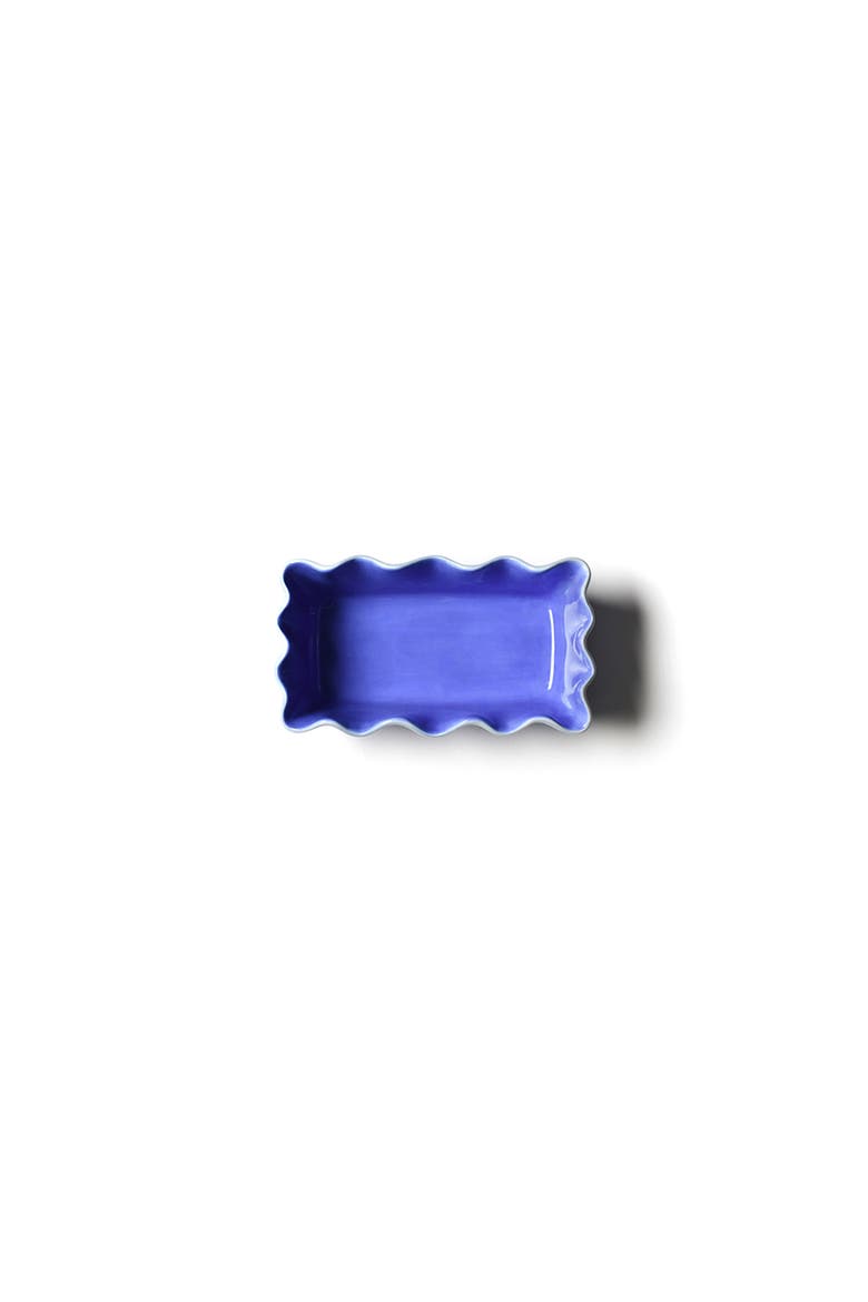 Iris Blue Ruffle Loaf Pan, Alternate, color, Blue