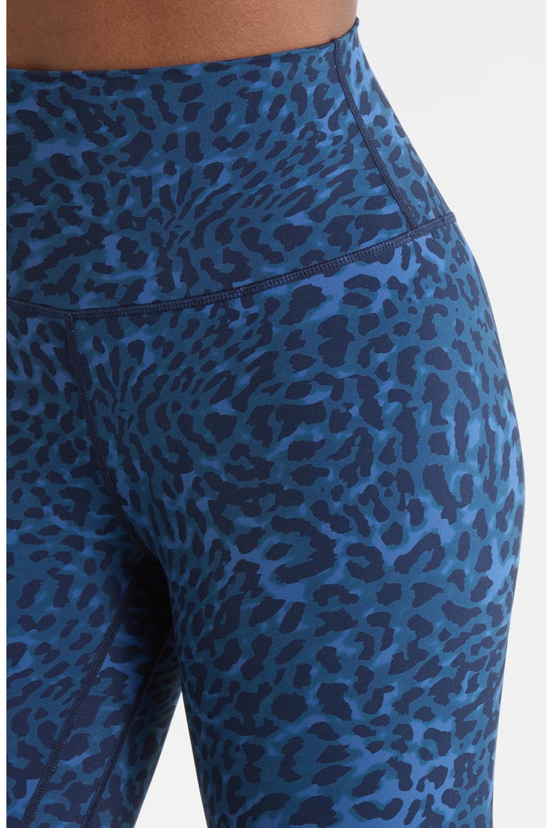 Print Sculpt Leggings, Alternate, color, NAVY BLAZER LEOPARD