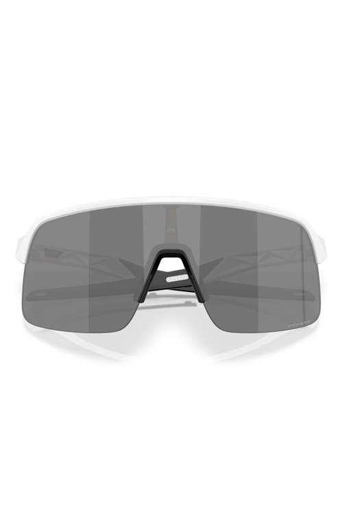Oakley Sutro Lite Players Collection 39mm Prizm™ Polarized Wrap Shield Sunglasses In Black White