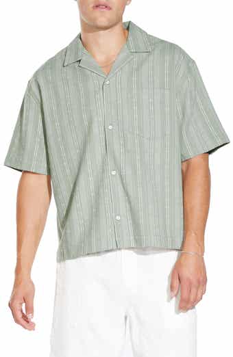 Civil Society Buka Boxy Crop Camp Shirt