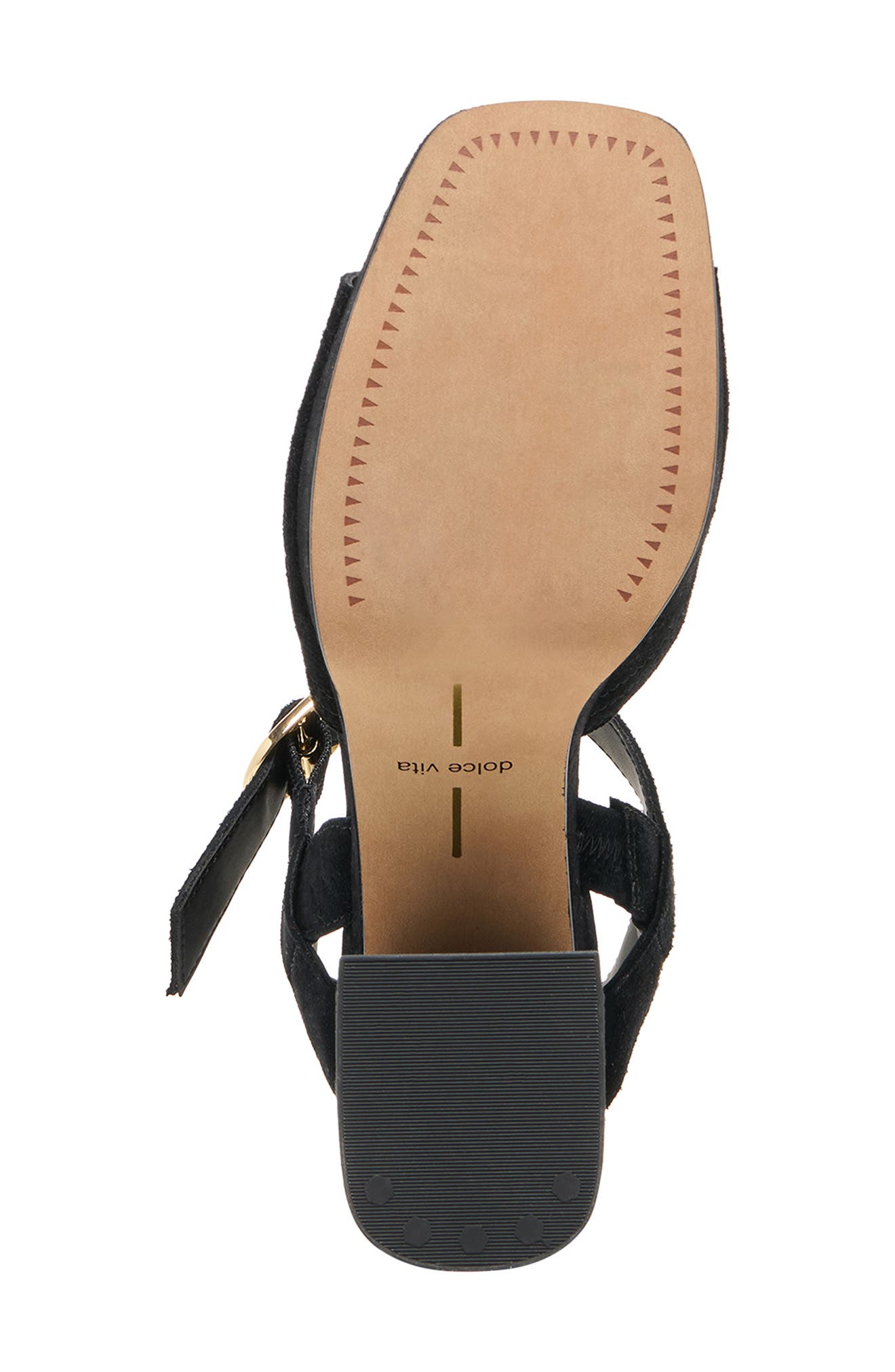 Fatima Leather Platform Sandal, Alternate, color, ONYX SUEDE