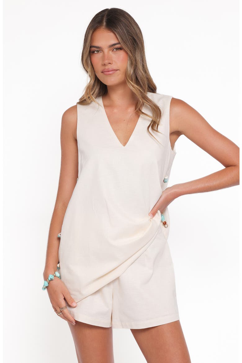 Kelsey Tunic & Shorts Set, Alternate, color, CREAM
