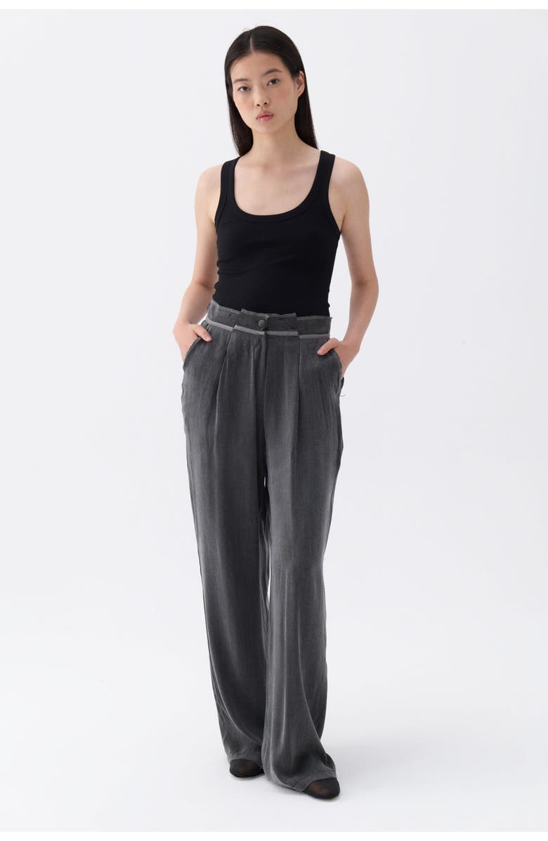 Nocturne Pleated Palazzo Pants, Alternate, color, 