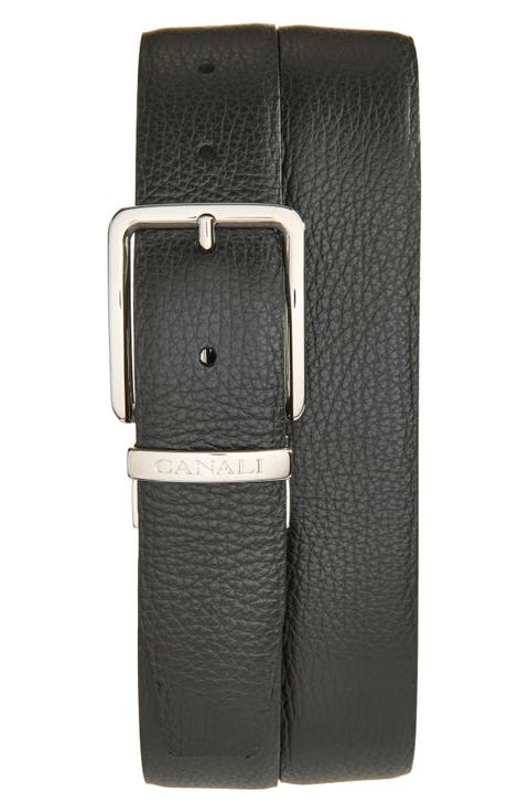 Reversible Grained Leather Belt