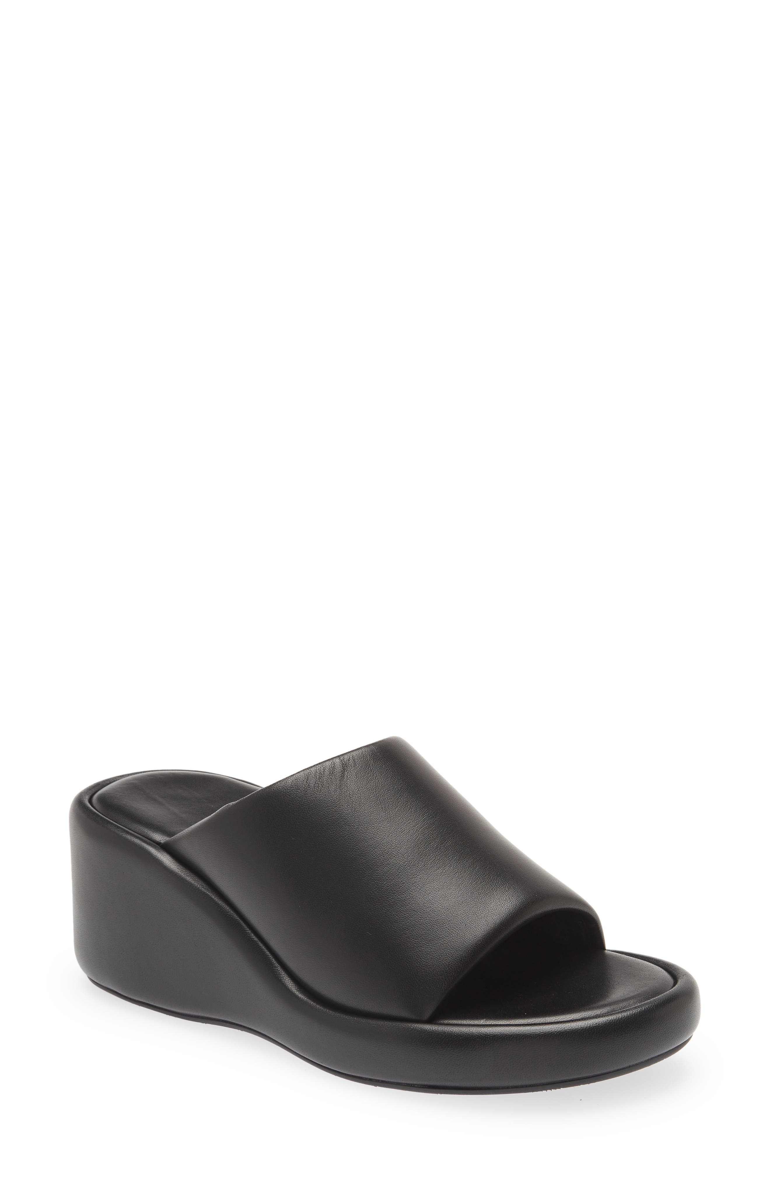 Balenciaga Rise Platform Slide Sandal, Main, color, 