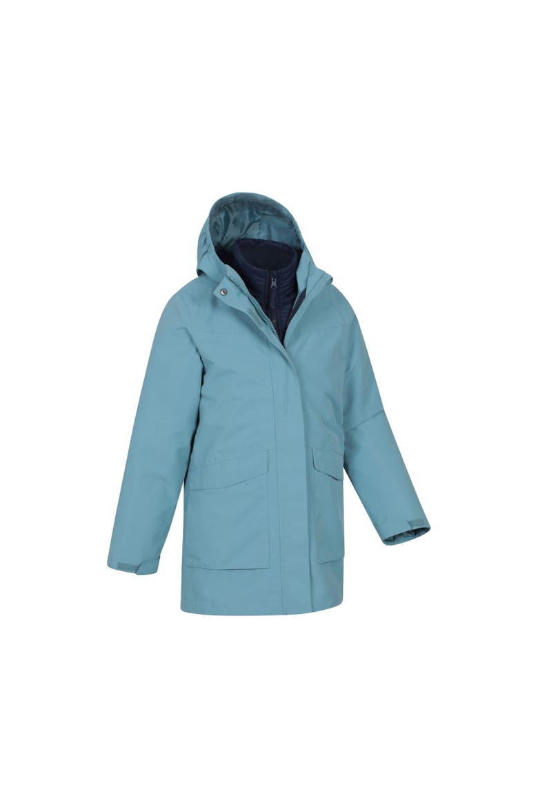 Childrens/kids Alaskan Three In 1 Waterproof Jacket, Alternate, color, Teal