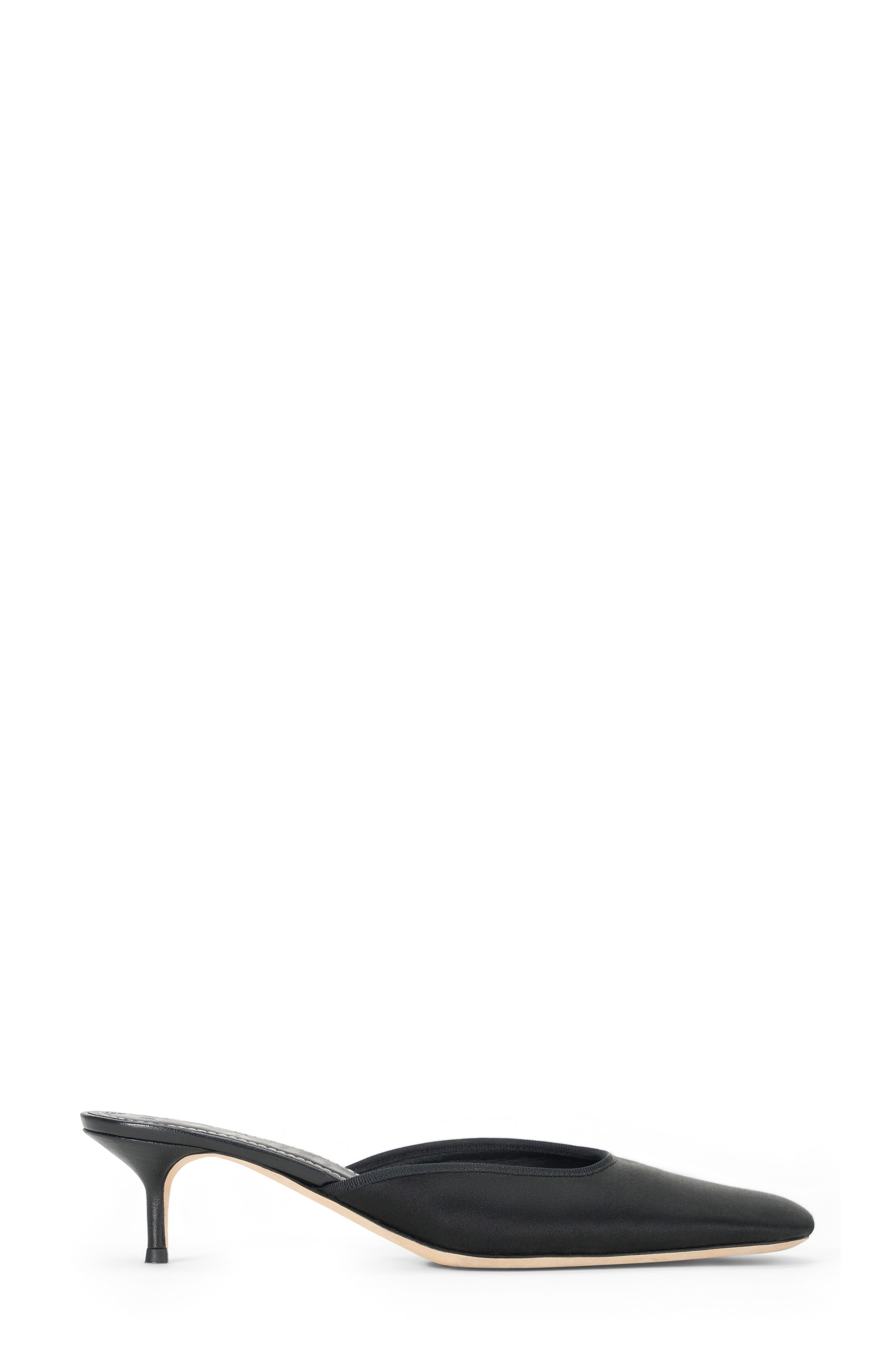 Otto Kitten Heel Mule, Alternate, color, BLACK