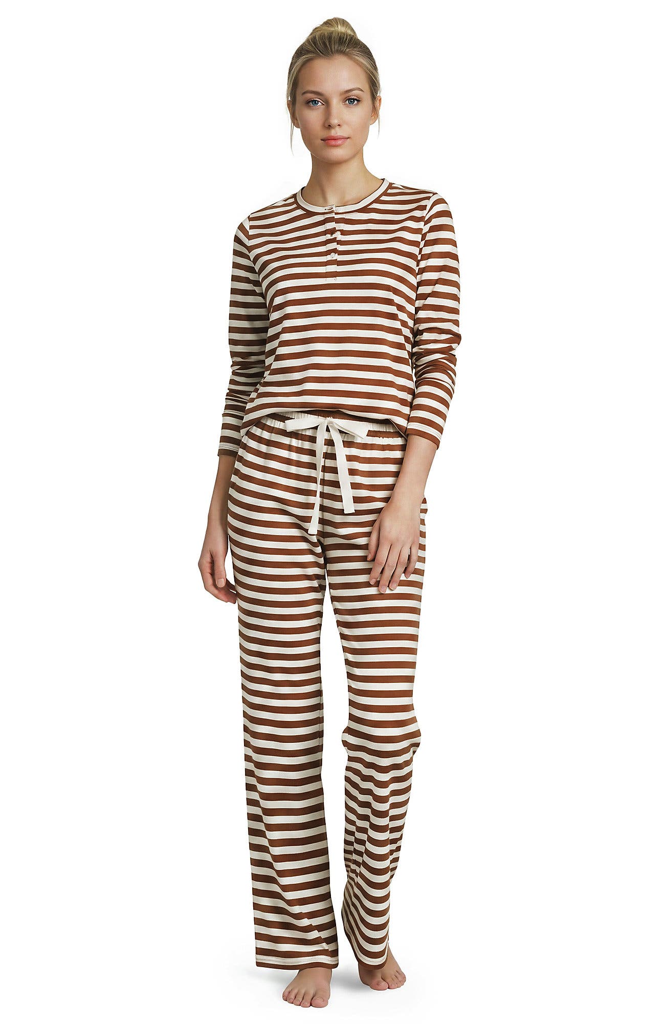 Rich Ginger Even Stripe