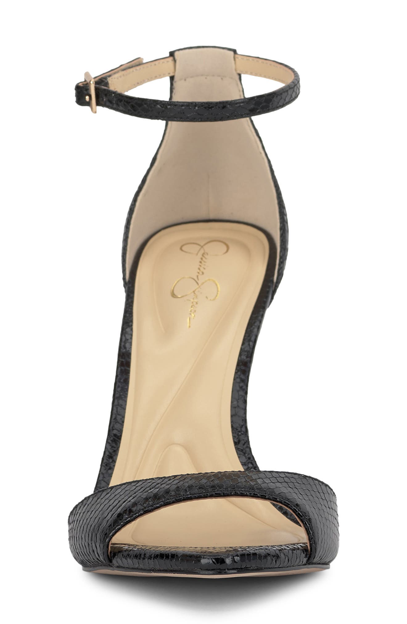 Jessica Simpson Nelira Ankle Strap Sandal, Alternate, color, Black